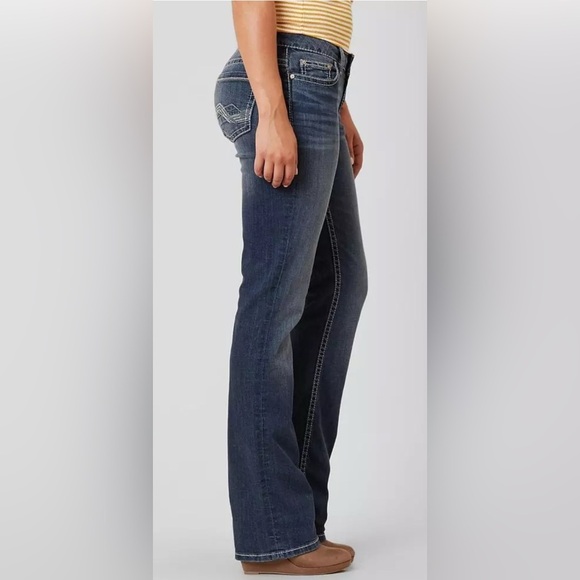 BUCKLE BKE Harper Stretch Bootcut Jean in Dark Wash Size 28 Long - Picture 2 of 8